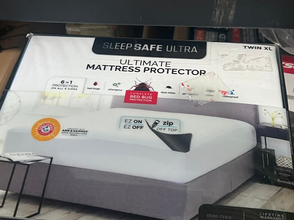 Sleep Safe Ultra Ultimate Mattress Protector 6 in 1 Protection Zip Off TWIN XL